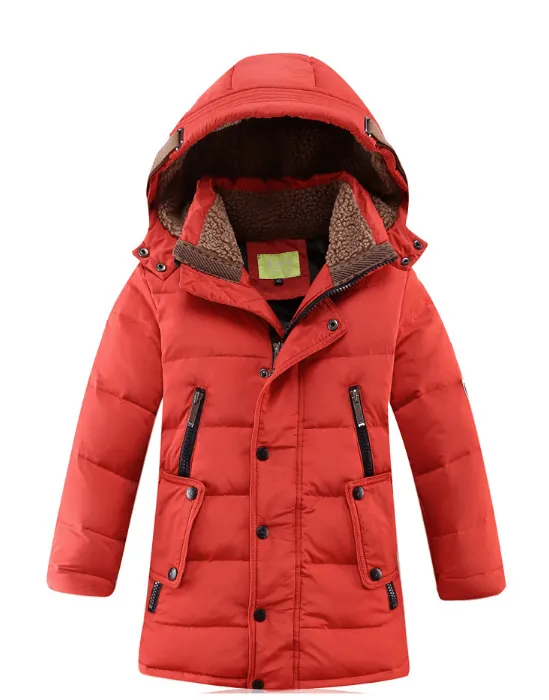 -30 Degree Children's Duck Down Winter Jackets Thickening Outerwear