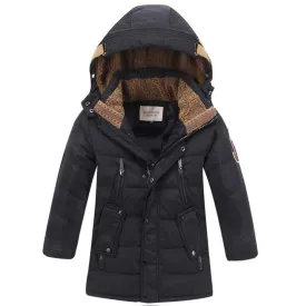 -30 Degree Children's Duck Down Winter Jackets Thickening Outerwear