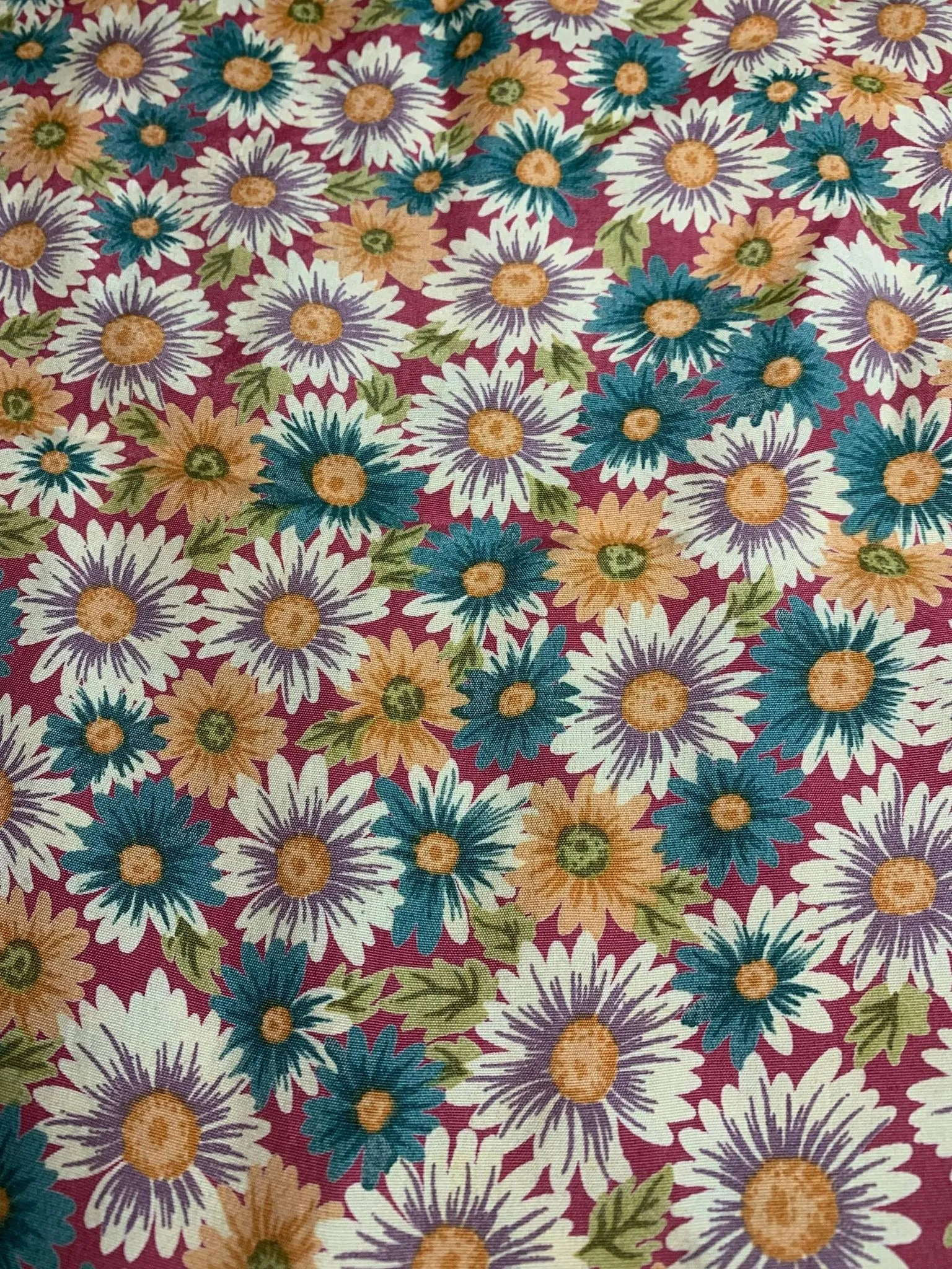 00's Daisy Print Straight Leg Dress Pants by Kelly Stryker