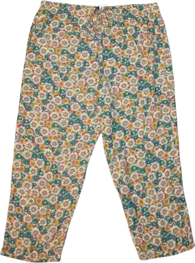 00's Daisy Print Straight Leg Dress Pants by Kelly Stryker