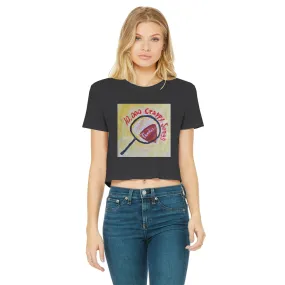 10,000 Crappy Songs Classic Women's Cropped Raw Edge T-Shirt