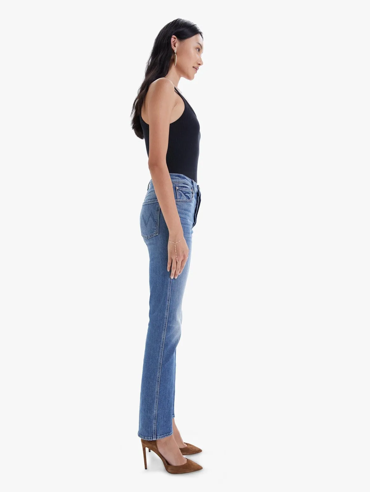 10124624 High waist hiker skimp jean