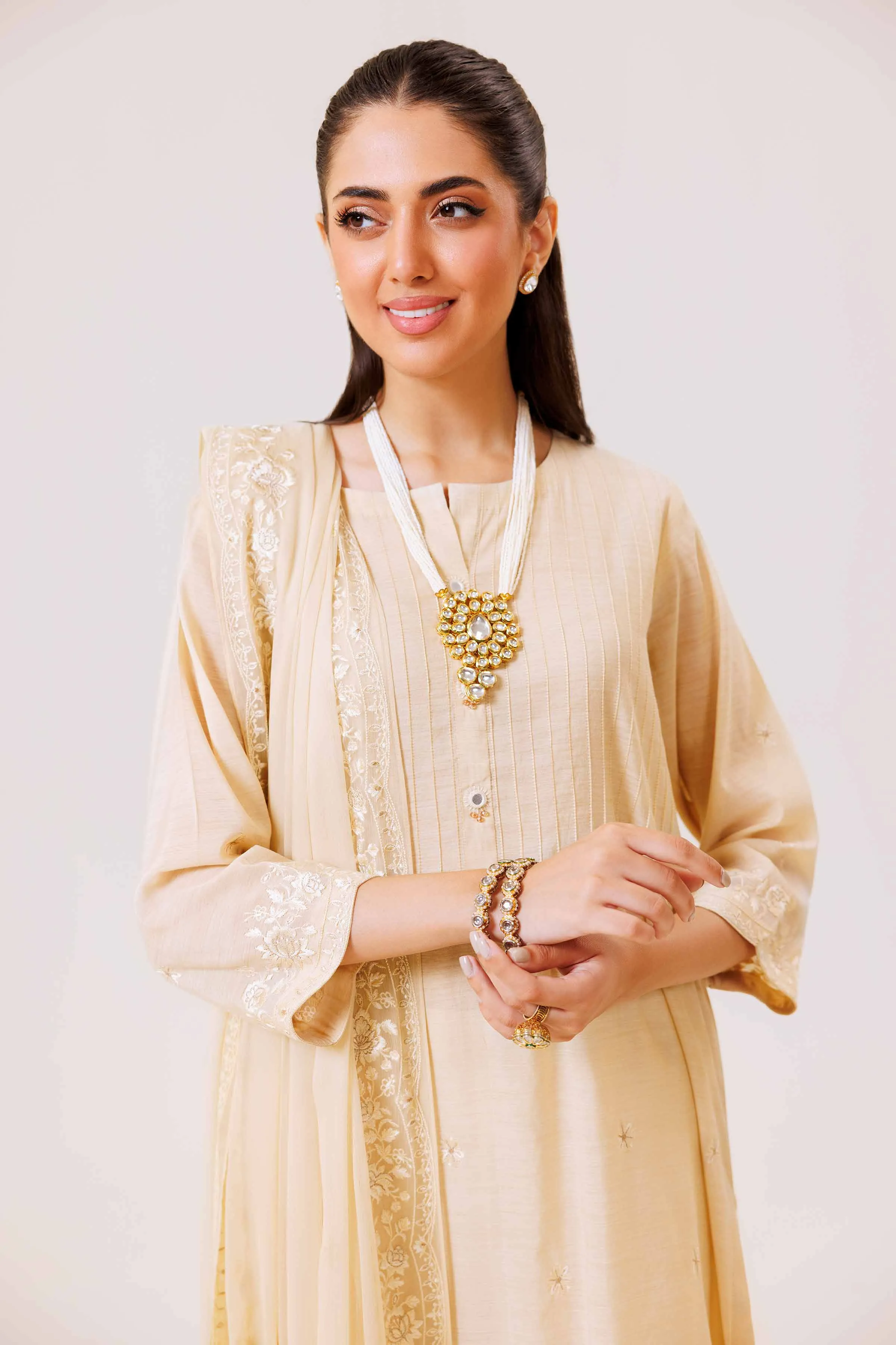2 Piece - Embroidered Suit - KFS24-84