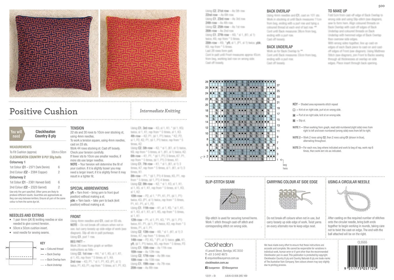500 Country Cushion Set
