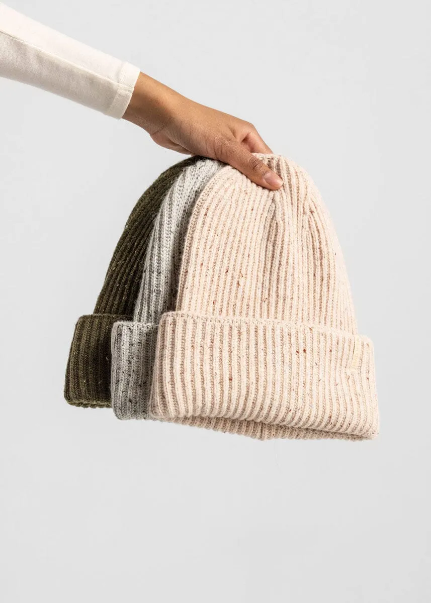Adult Mad Hatter Speckled Knit Beanie - Grey