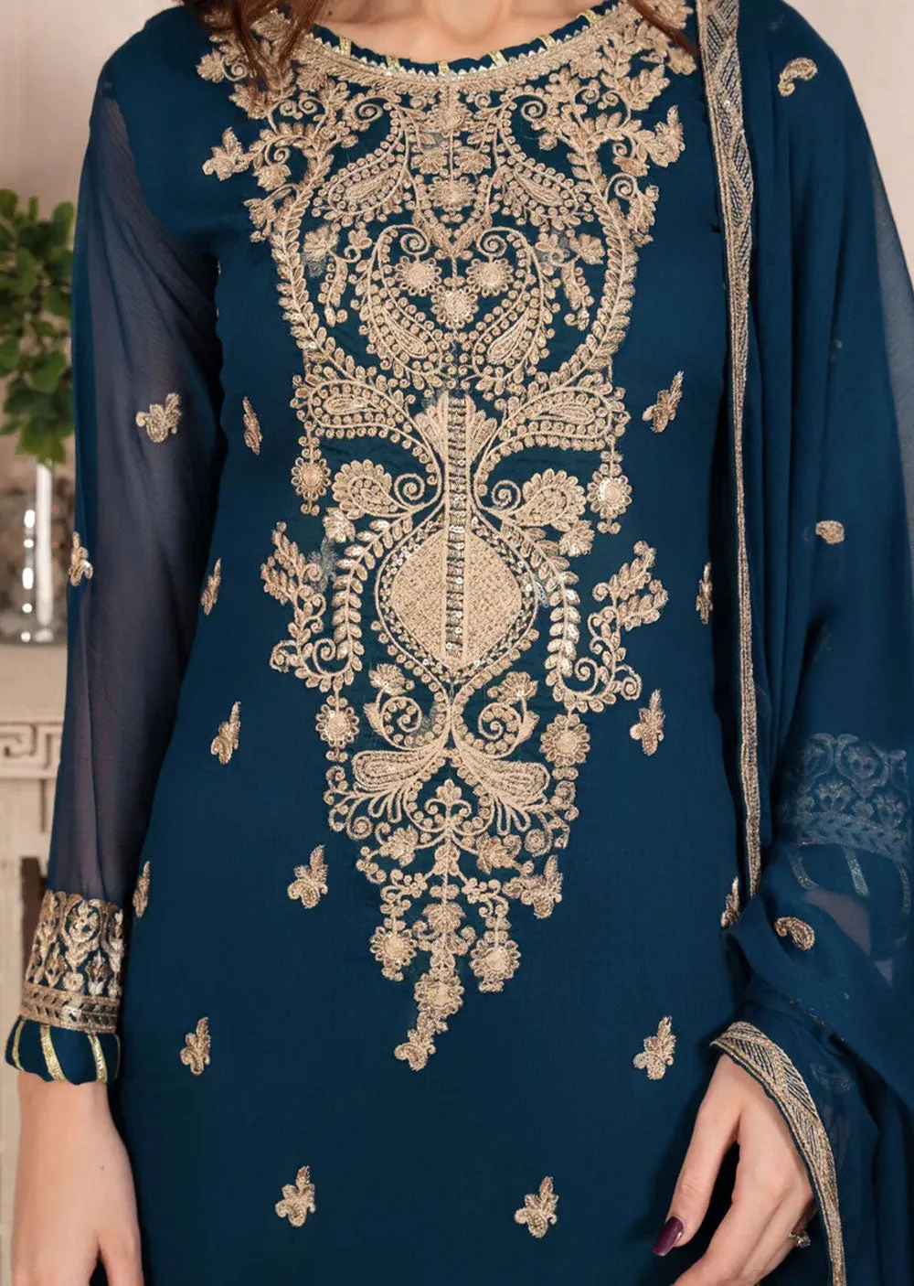 AGH1001 Laira - Agha Jaan Chiffon Suit