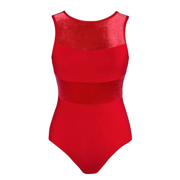 AL42 - Alda Velvet Leotard