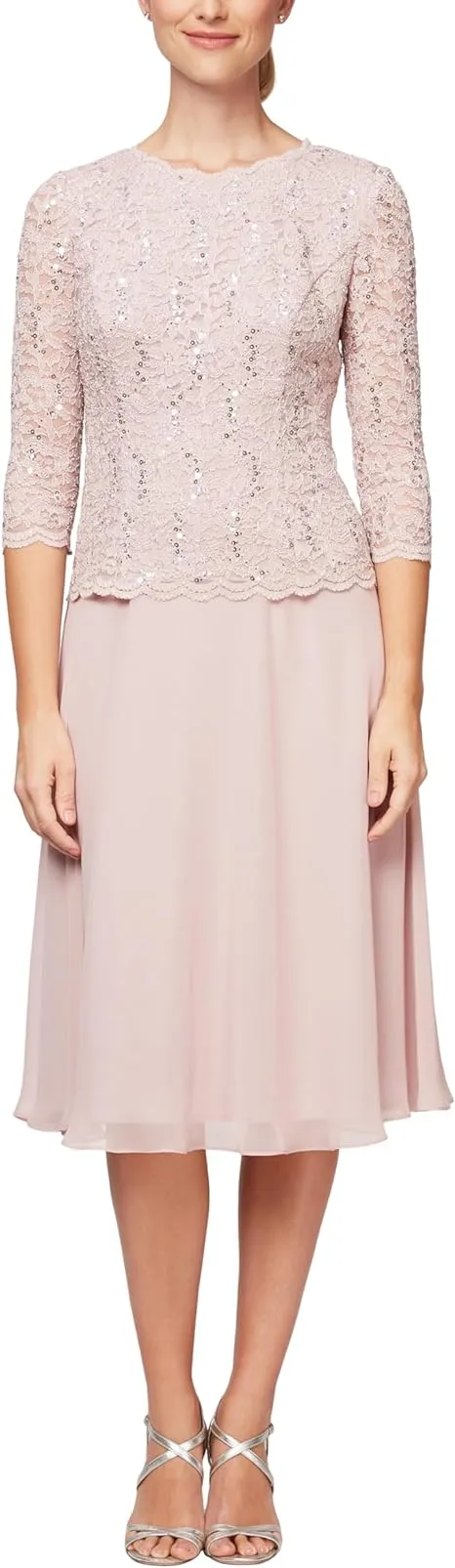 Alex Evenings AE1121796 Short Mother of the Bride Dress