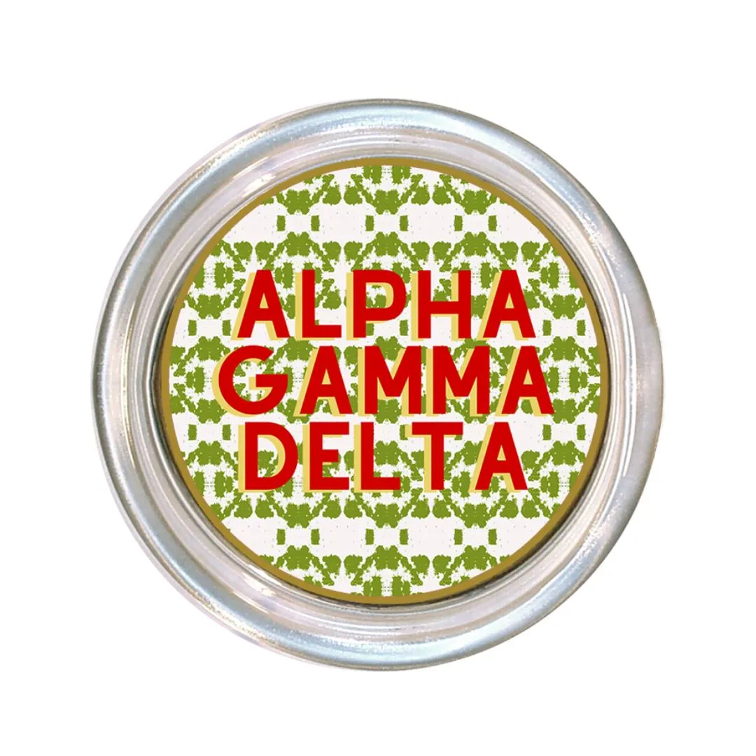 Alpha Gamma Delta Large Glass Coaster