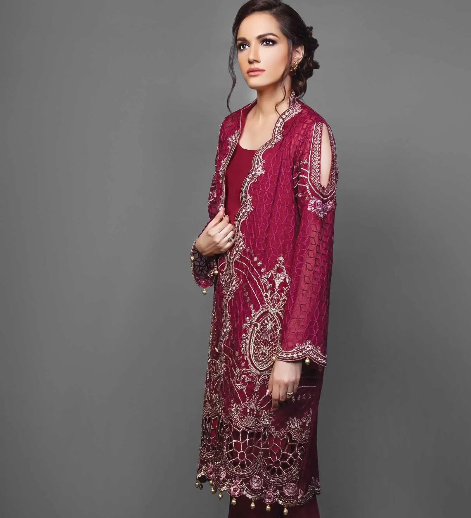 Anaya Festive Chiffon Collection – Scarlet Letter