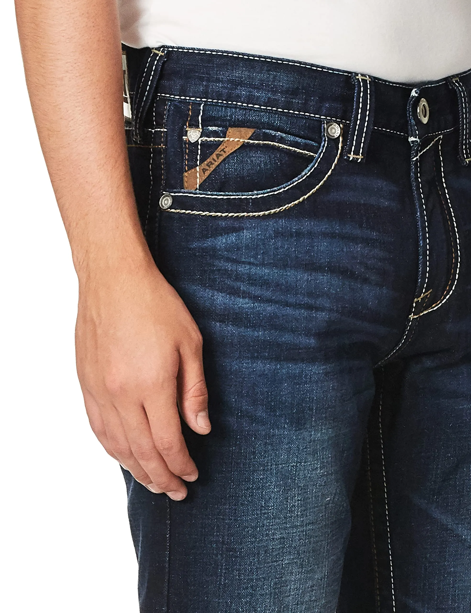 Ariat Men's M7 Rocker Concord Stretch Stackable Straight Leg Tanner Dodge Jean