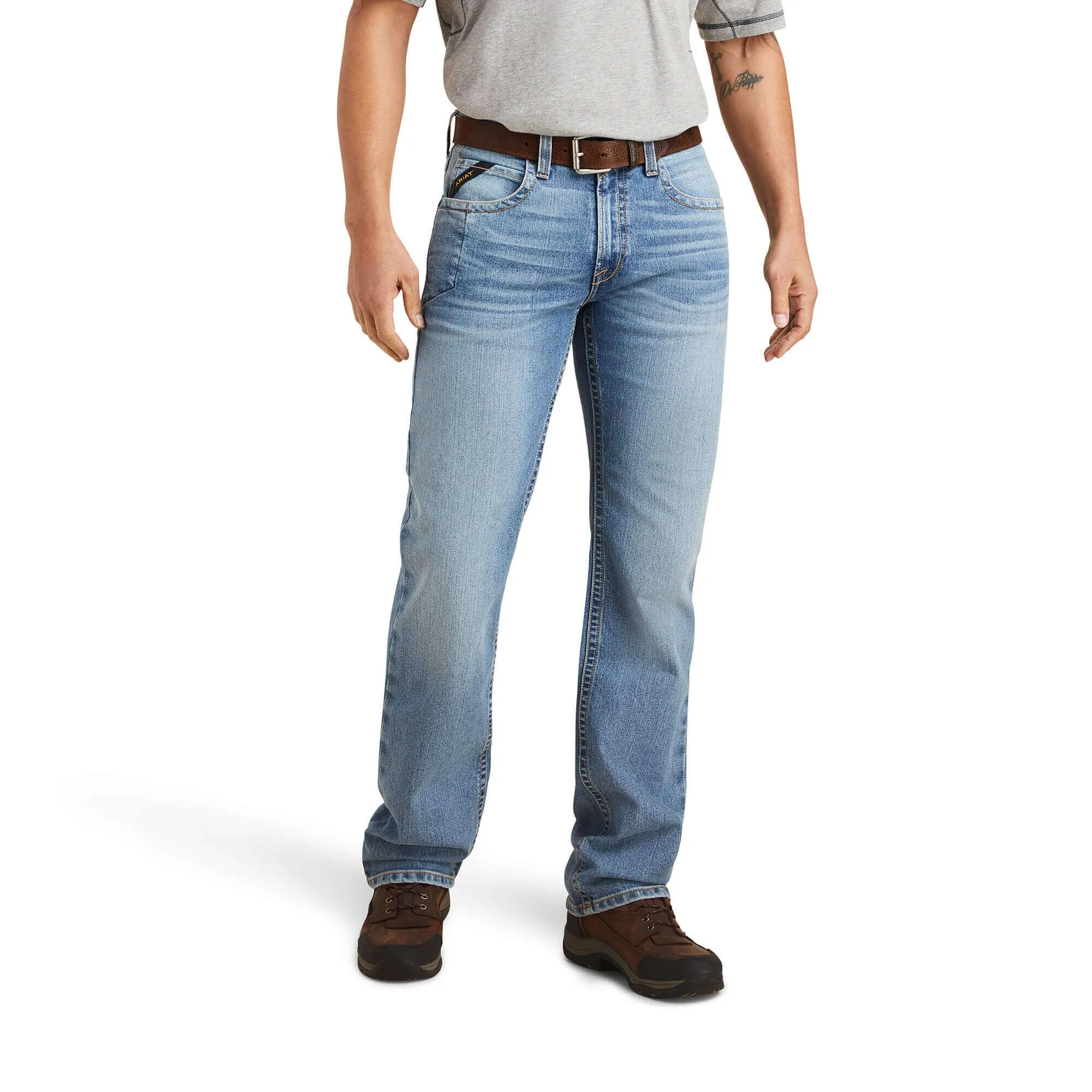 Ariat Men's Rebar M5 DuraStretch Edge Straight Leg Work Jeans