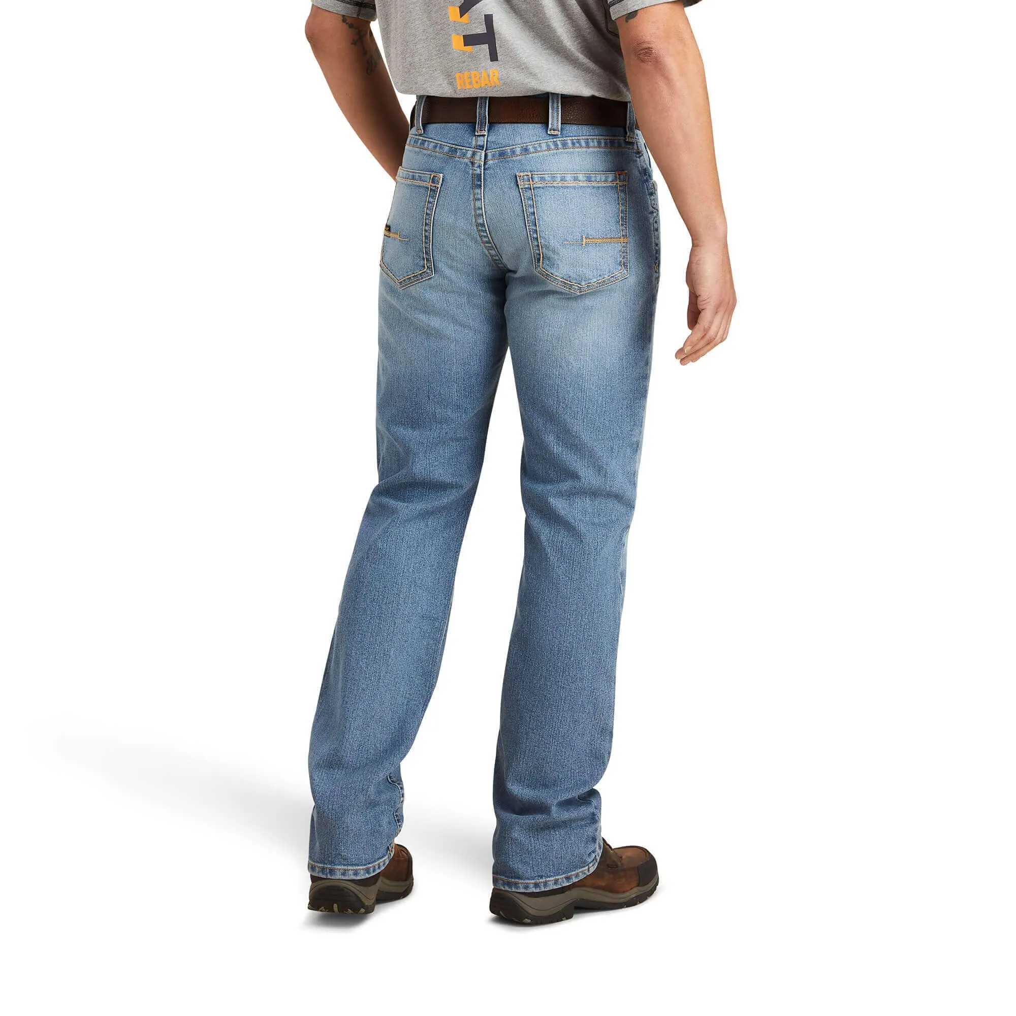Ariat Men's Rebar M5 DuraStretch Edge Straight Leg Work Jeans