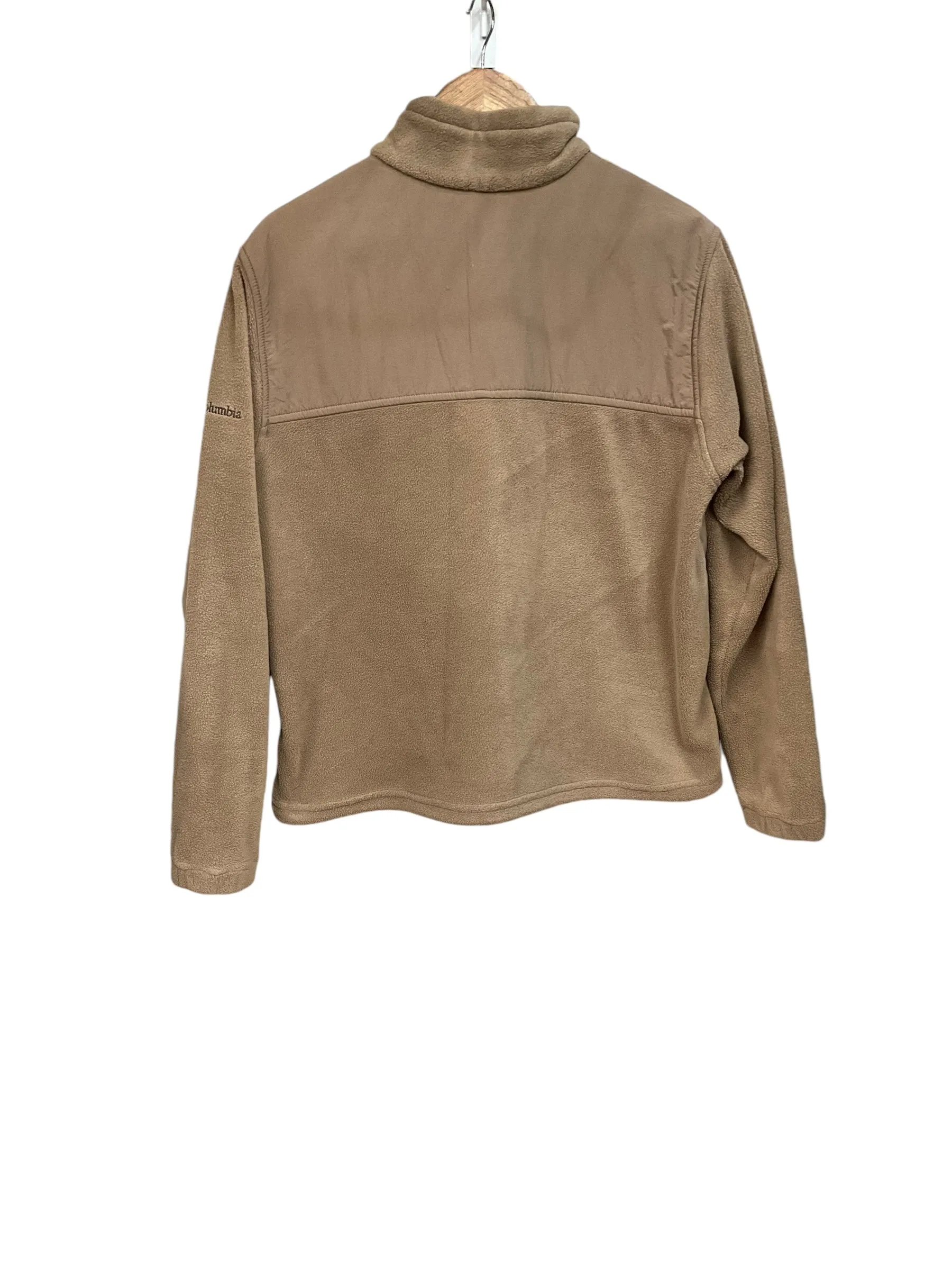 Athletic Jacket By Columbia In Tan, Size: L