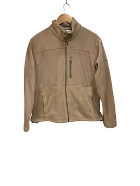 Athletic Jacket By Columbia In Tan, Size: L
