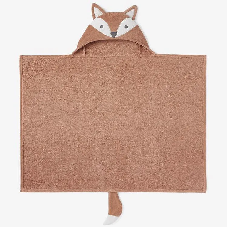 Baby Bath Wrap (0-24M) - Rust Fox by Elegant Baby