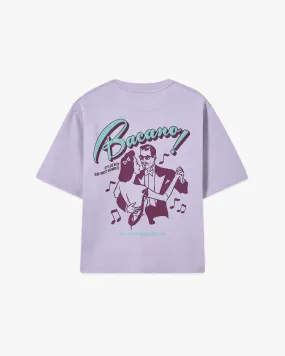 BACANO CROPPED TEE LILAC
