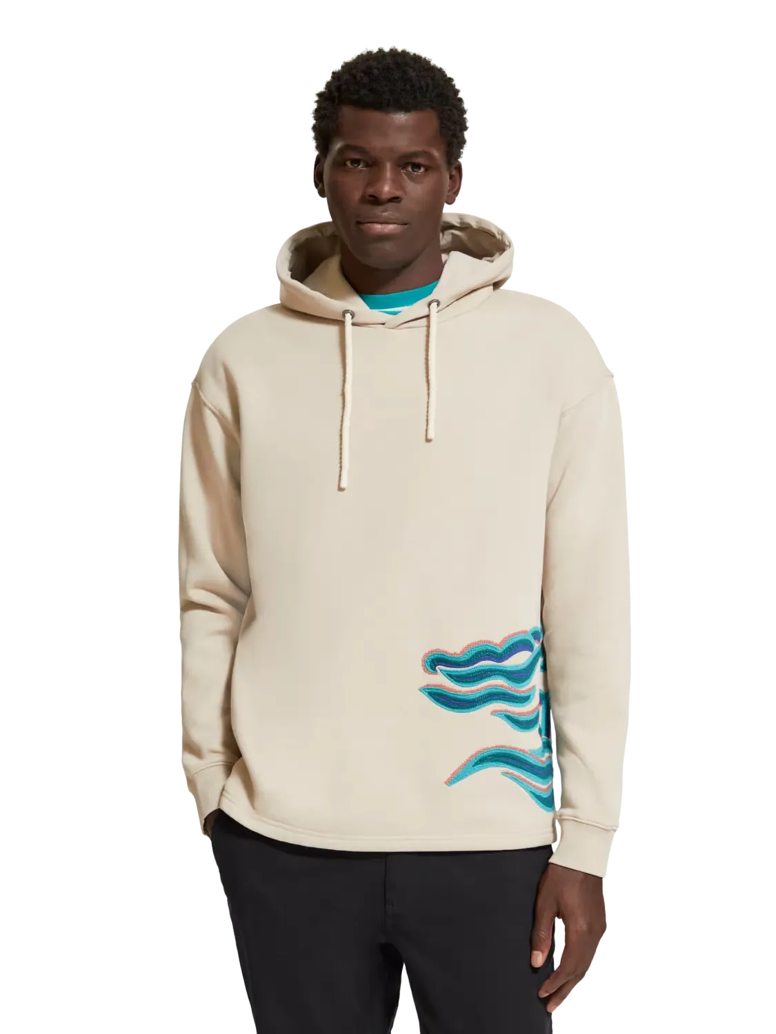 Back Artwork Hoodie (Brown) - S1756900795