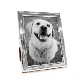 Beaded Pinstripe Silver Frame