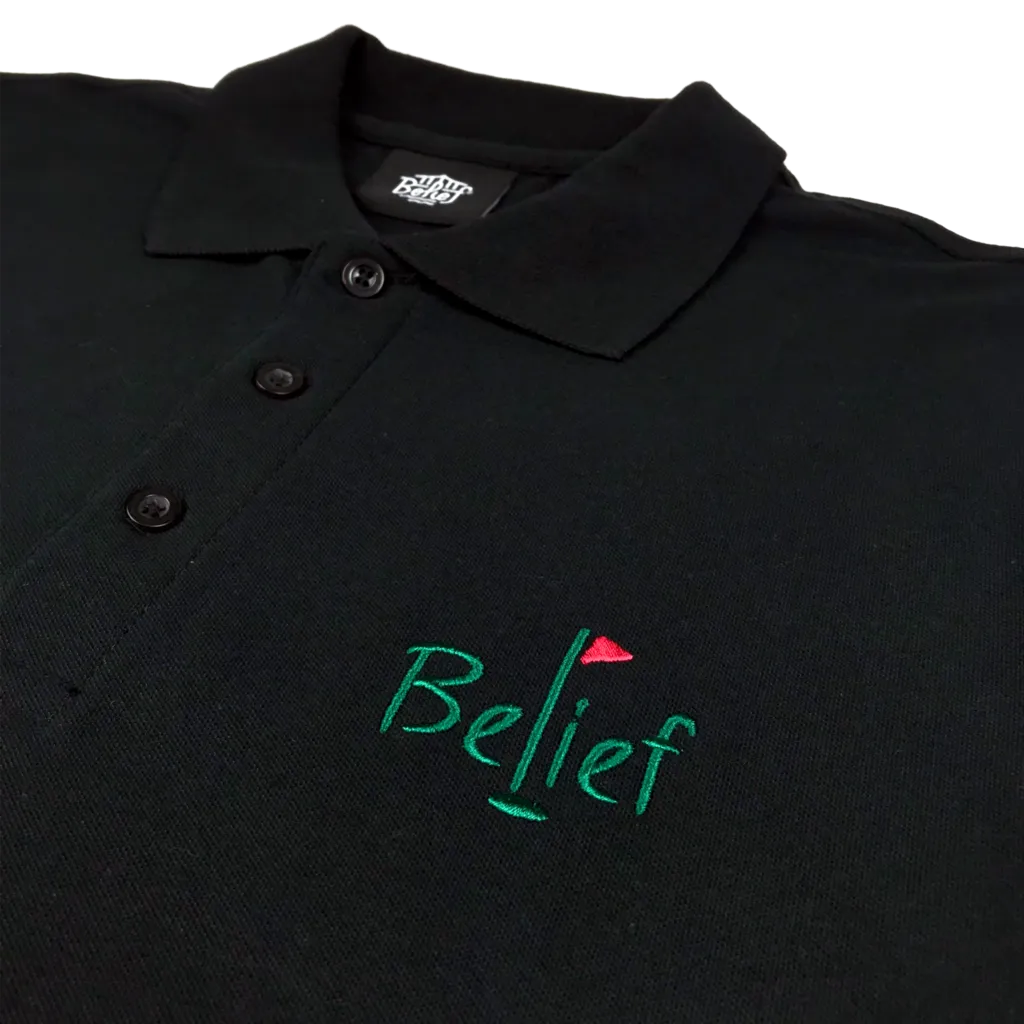 Belief NYC Fairway S/S Polo Shirt Black