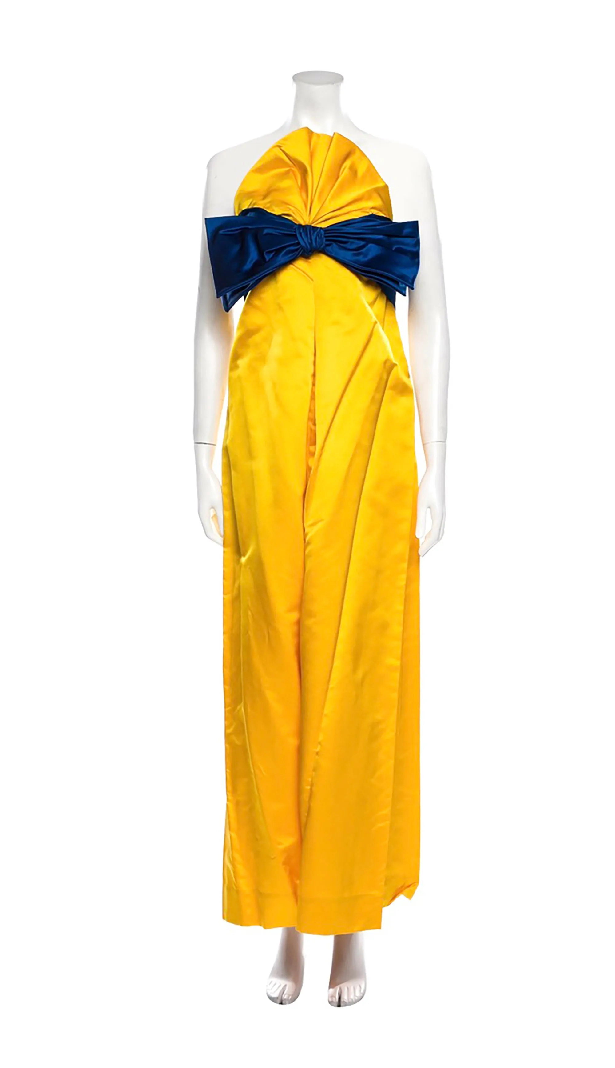BILL BLASS Satin Gown