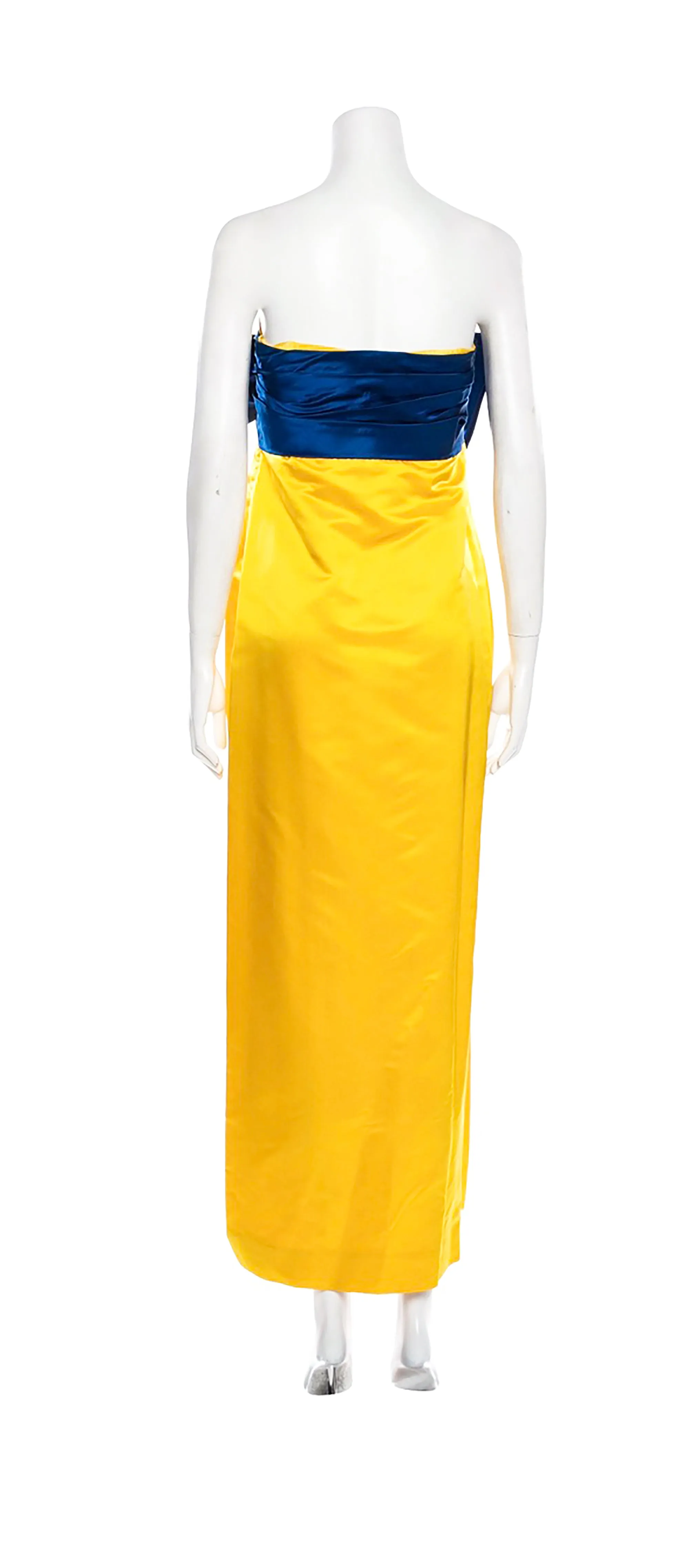 BILL BLASS Satin Gown