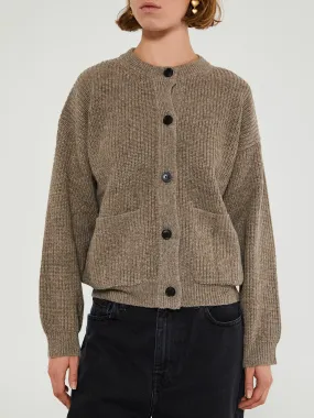 Bine Cardigan in Pure Soil