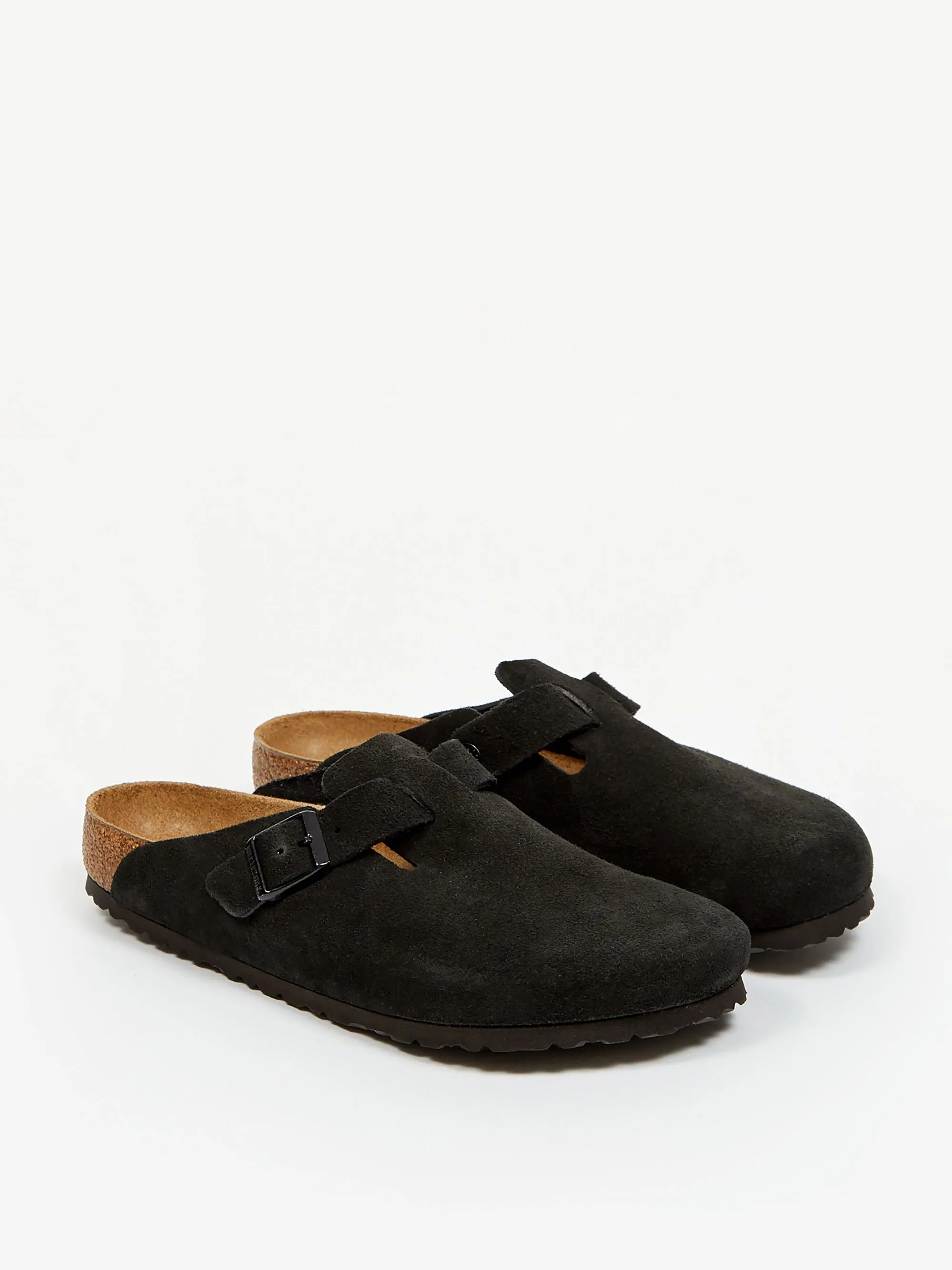 Birkenstock Boston Suede - Black