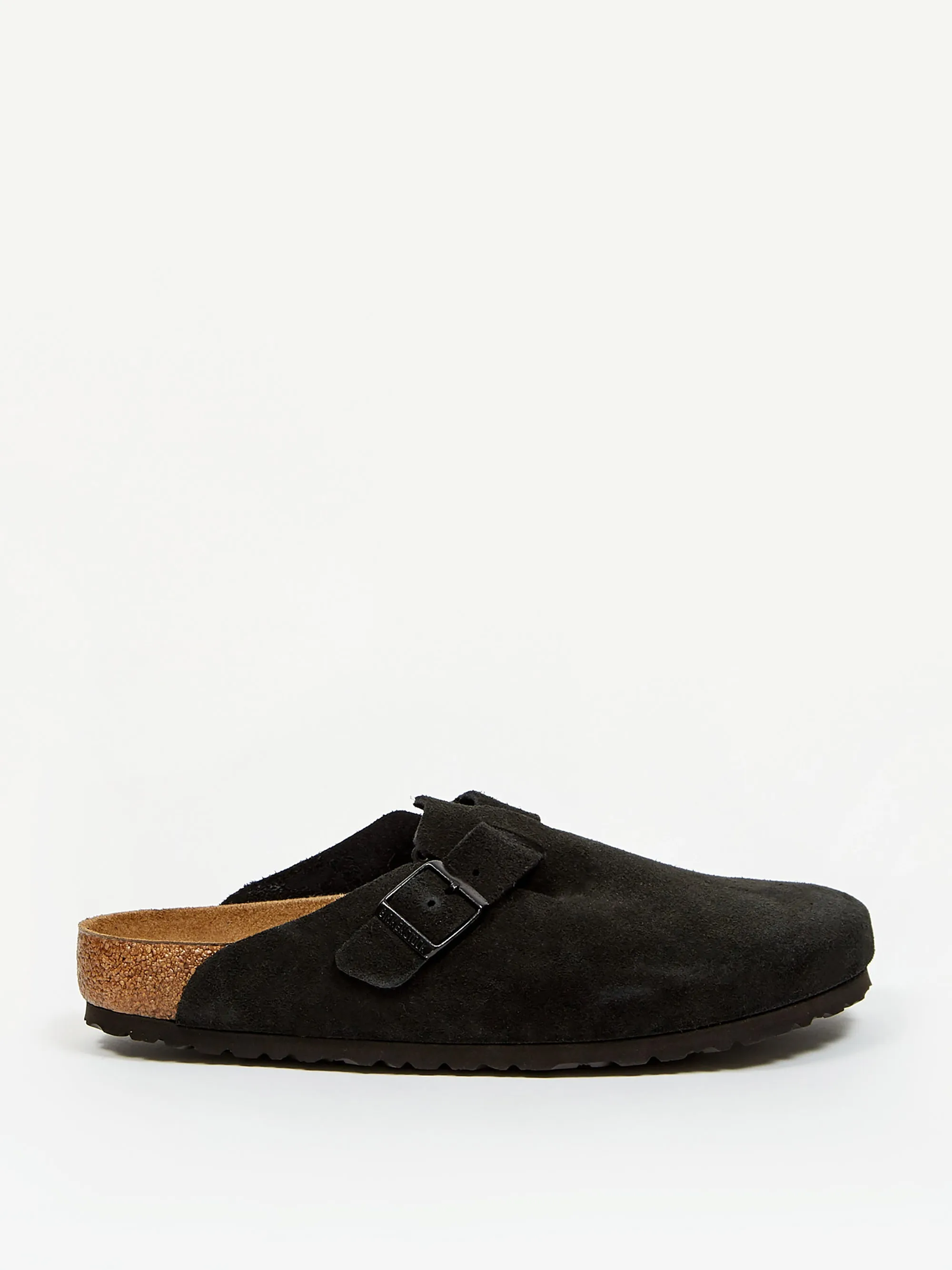Birkenstock Boston Suede - Black