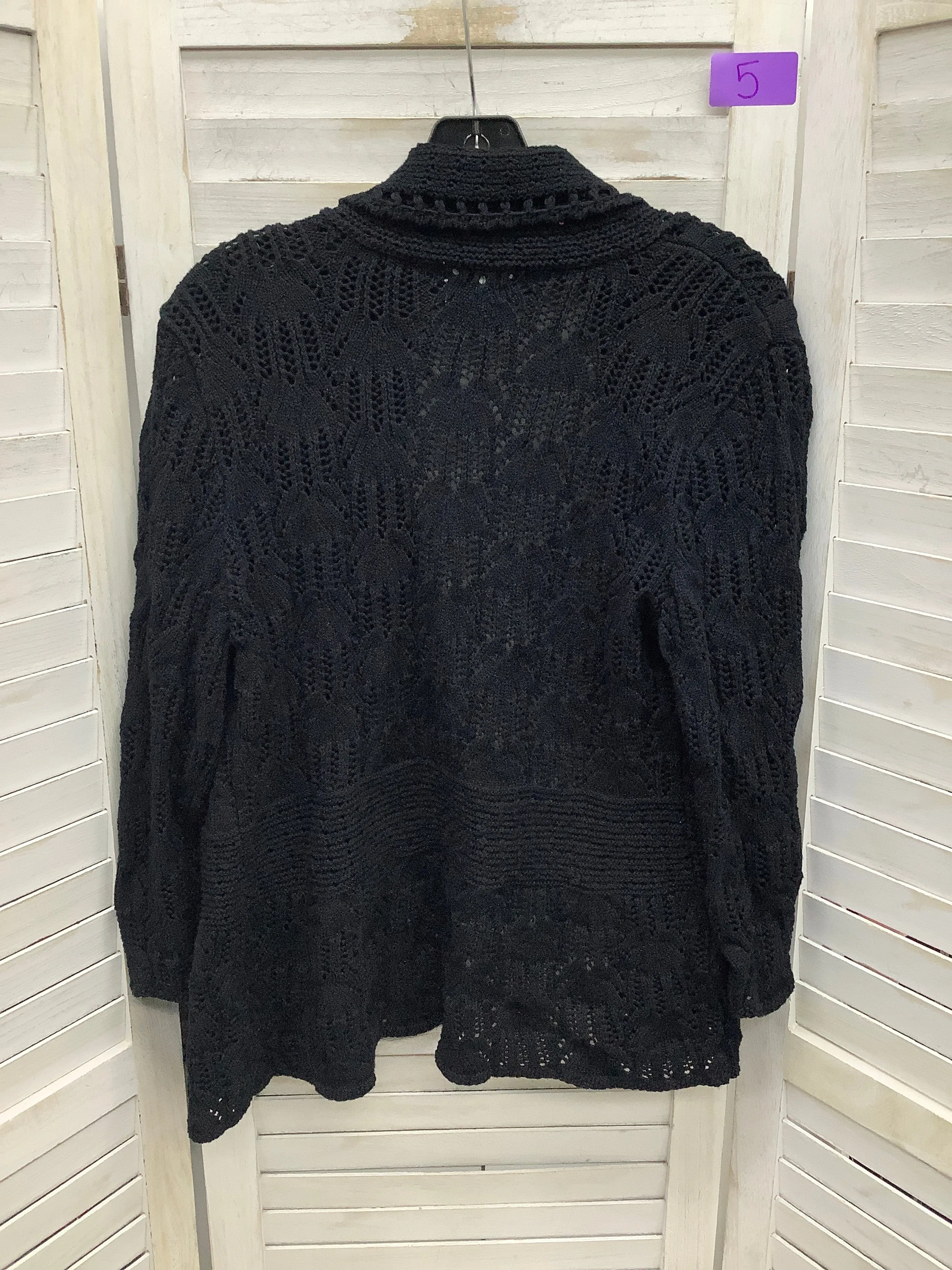 Black Cardigan Jm Collections, Size M