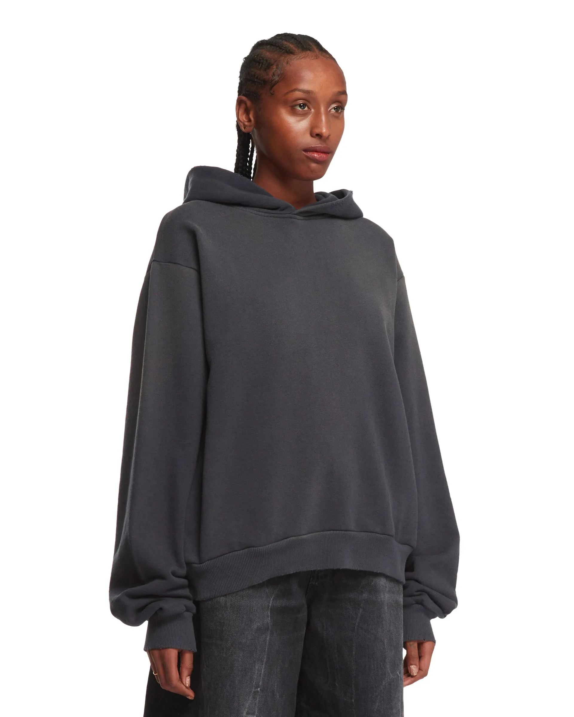 Black Logo Hooded Sweater