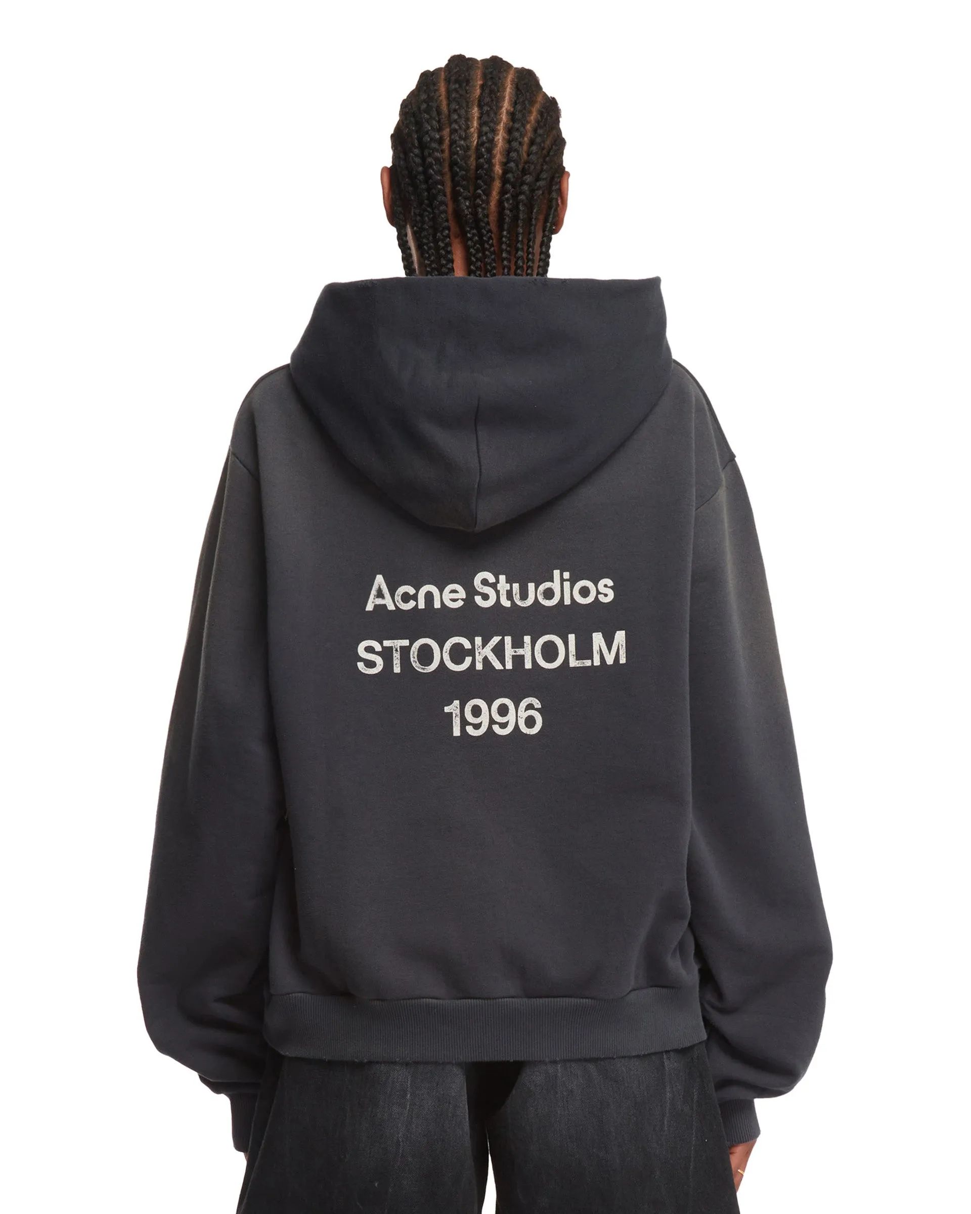 Black Logo Hooded Sweater