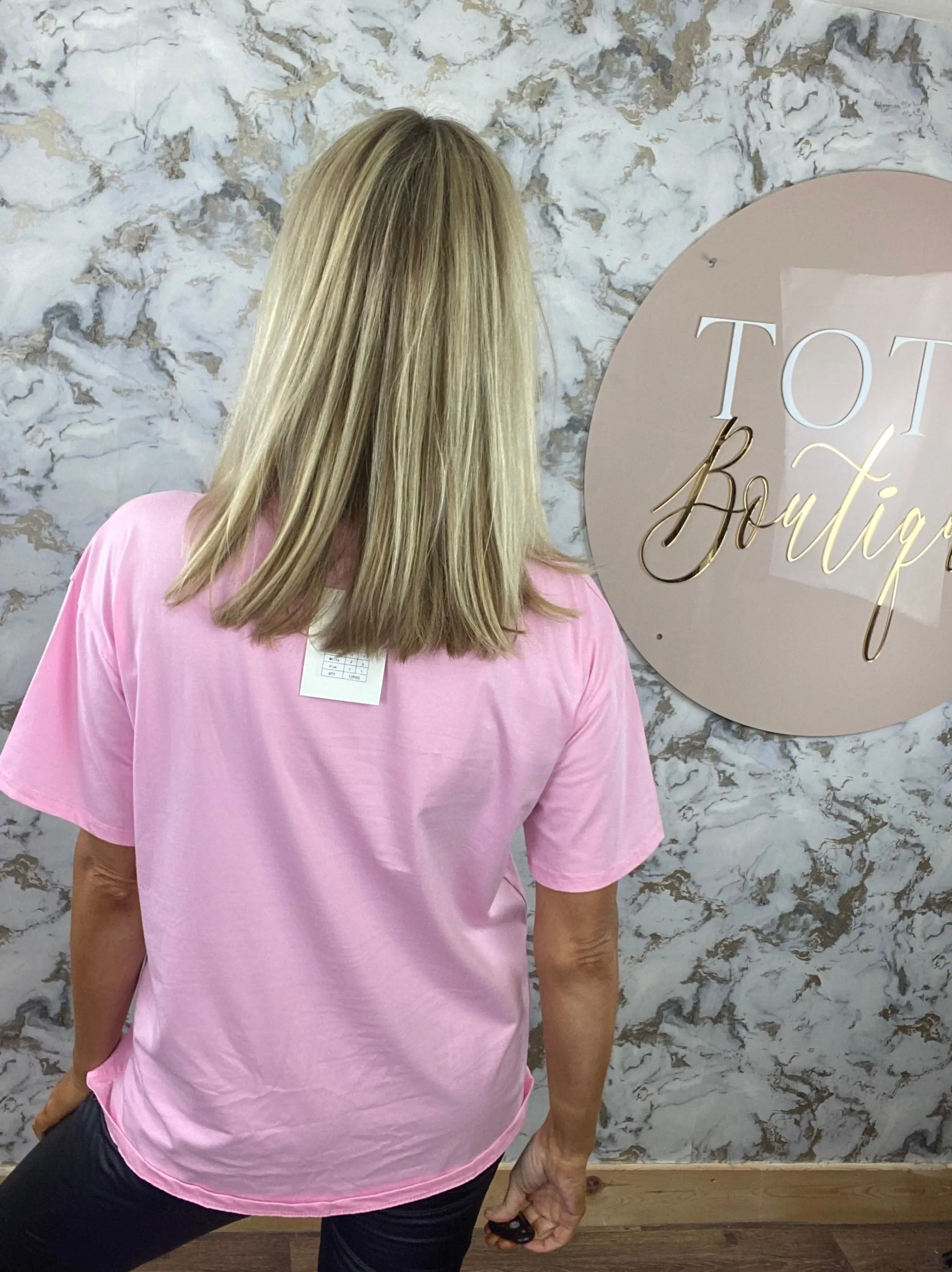 Boutique collection tee - pink