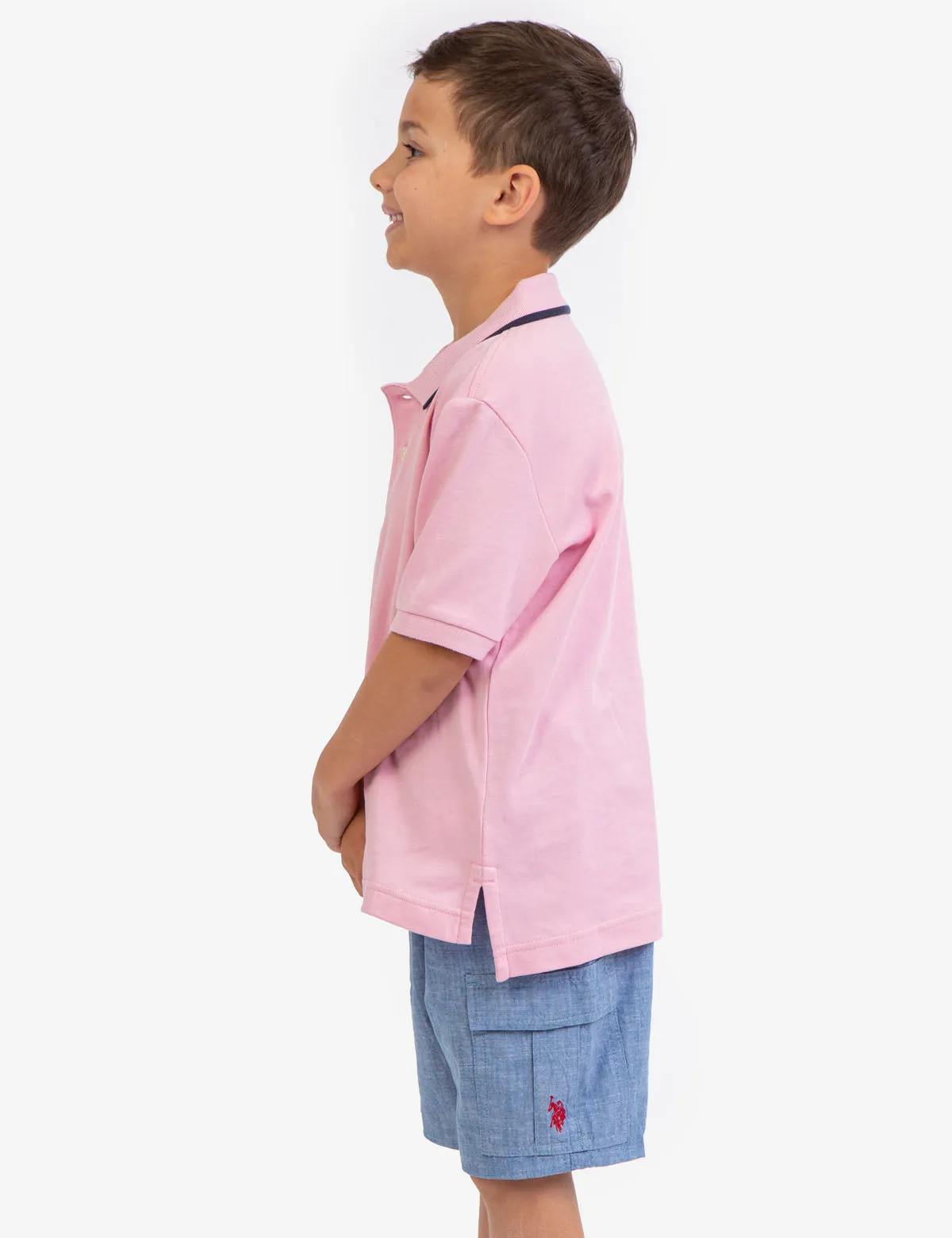 BOYS INTERLOCK POLO SHIRT