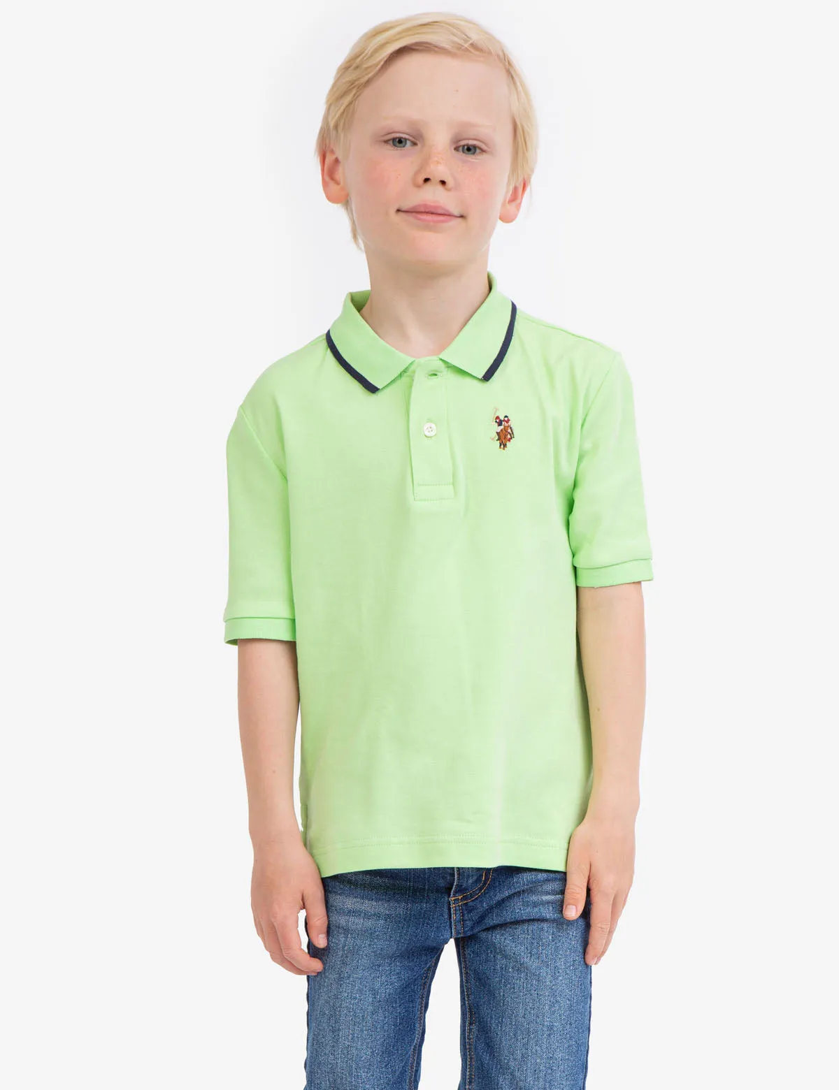 BOYS INTERLOCK POLO SHIRT