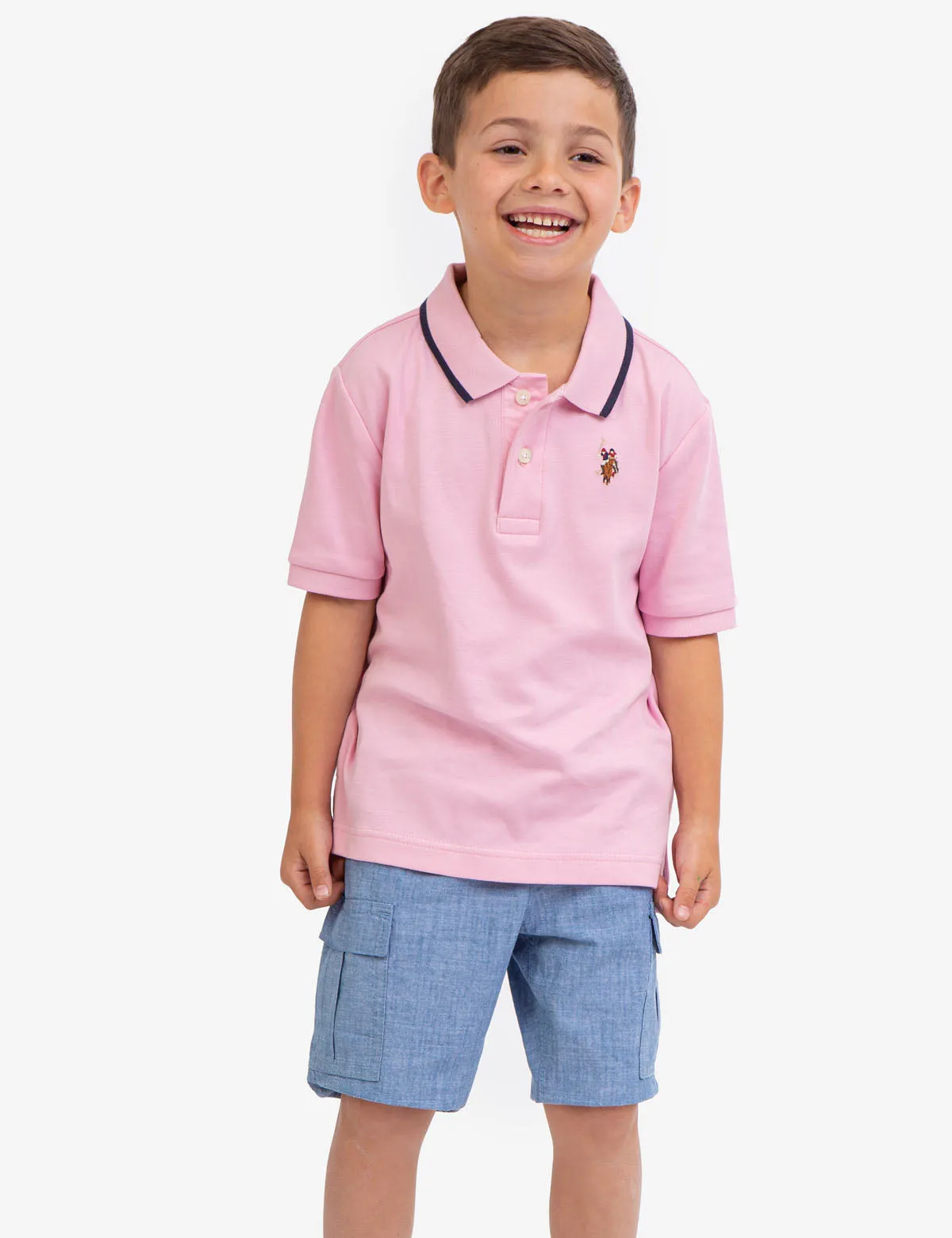 BOYS INTERLOCK POLO SHIRT