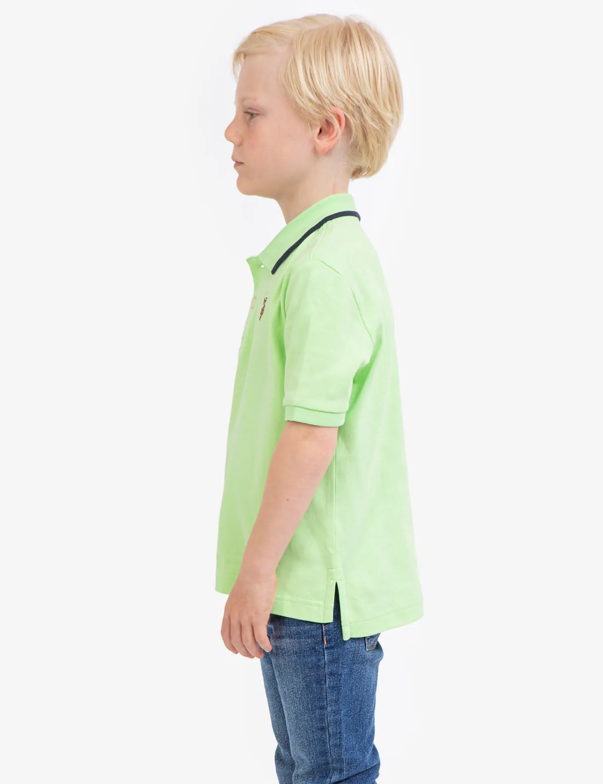 BOYS INTERLOCK POLO SHIRT