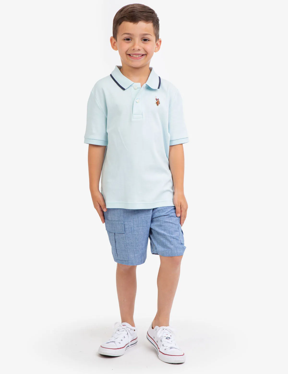 BOYS INTERLOCK POLO SHIRT