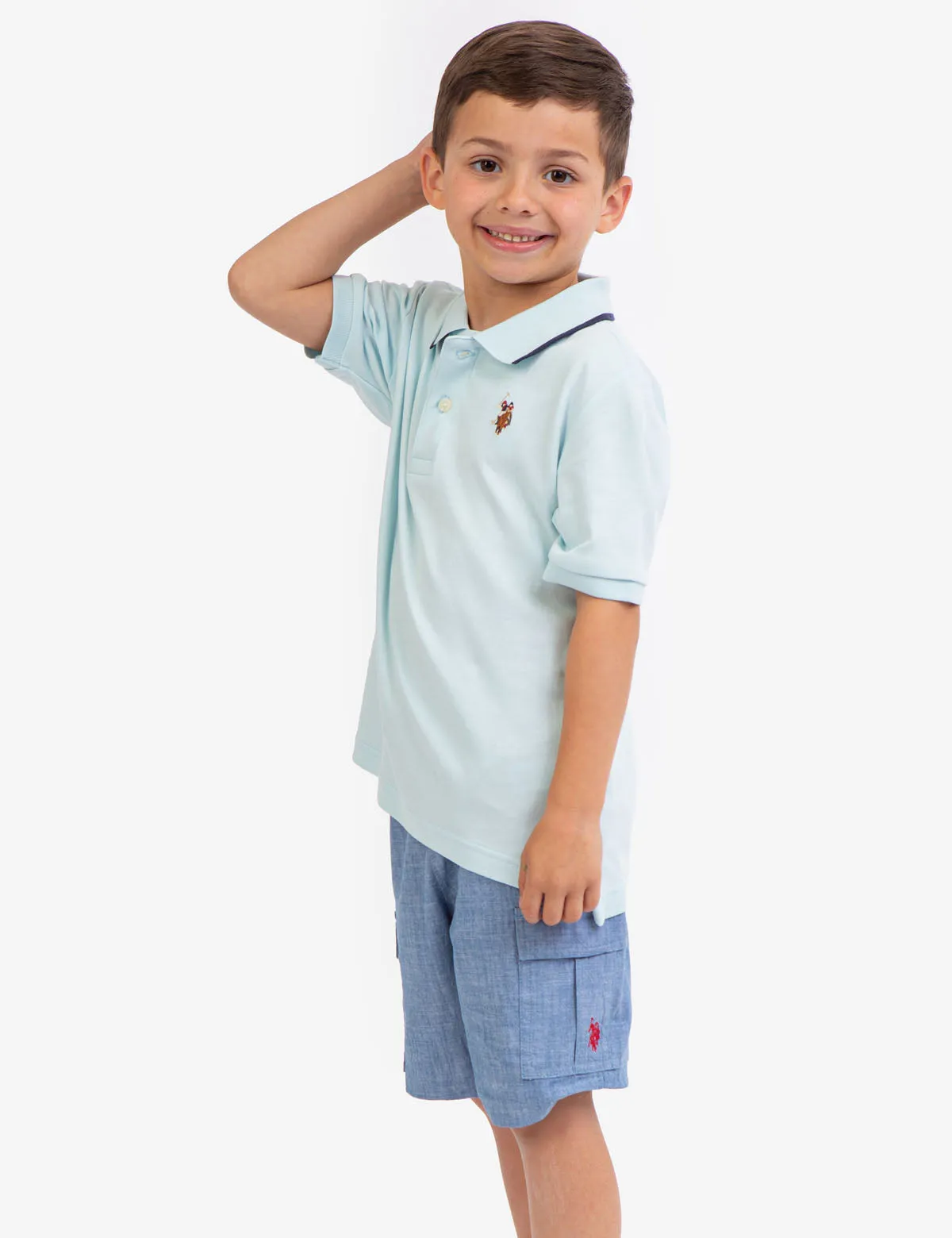 BOYS INTERLOCK POLO SHIRT