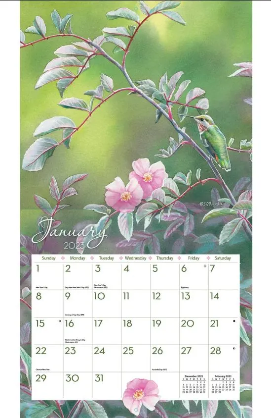 Calendar - Hummingbirds
