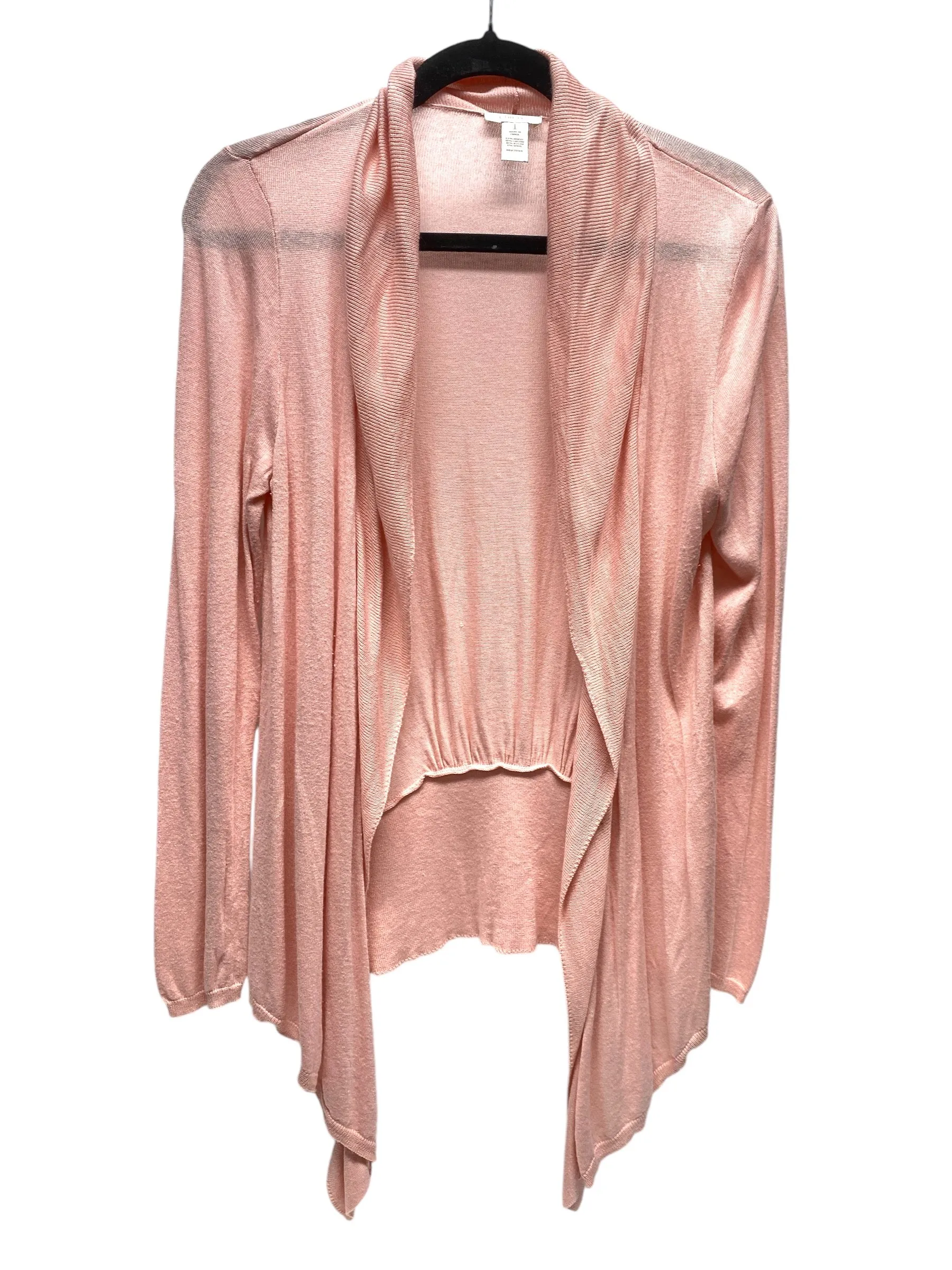 Cardigan By Chicos In Pink, Size: 1