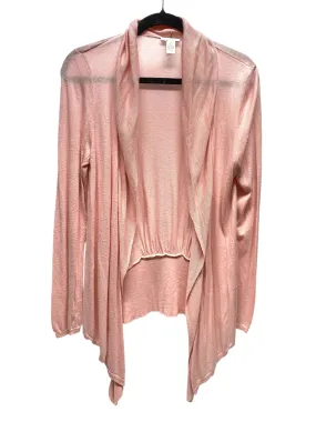 Cardigan By Chicos In Pink, Size: 1