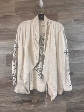 Cardigan By Chicos In Tan, Size: Mp