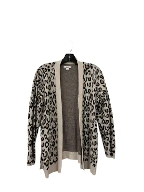 Cardigan By Croft And Barrow In Animal Print, Size: L
