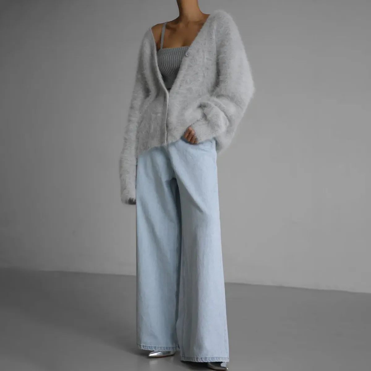 CARDIGAN COUTURE IN CACHEMIRE DI LILIAN-THOURAM