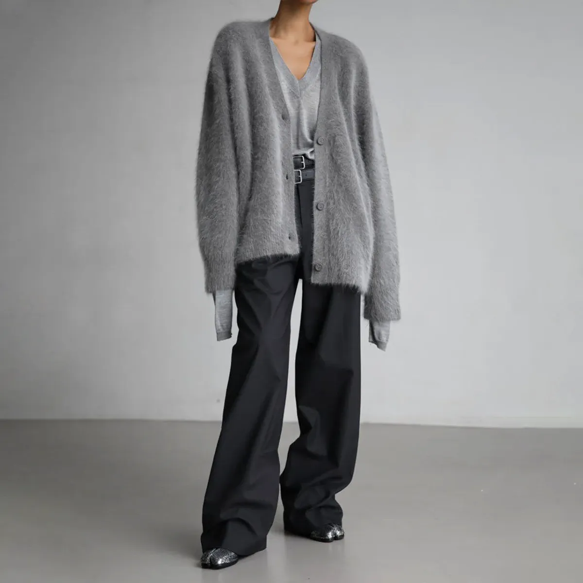CARDIGAN COUTURE IN CACHEMIRE DI LILIAN-THOURAM