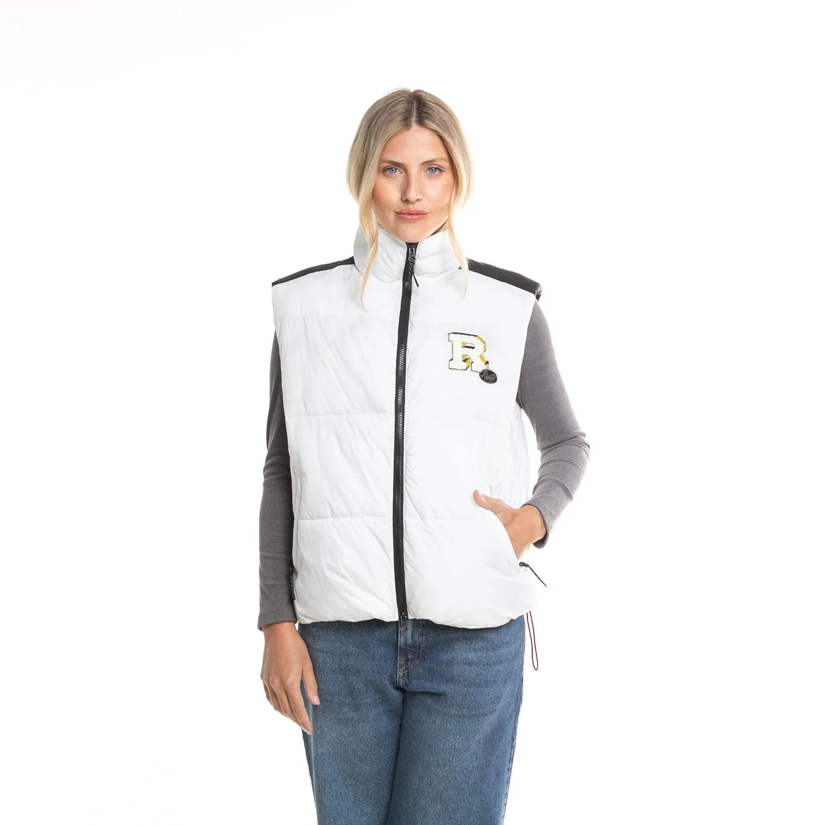 Chaleco Rusty Dune Puffer Vest Ld* Marshmallow