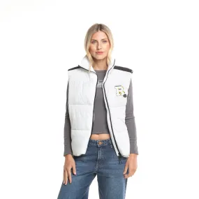Chaleco Rusty Dune Puffer Vest Ld* Marshmallow