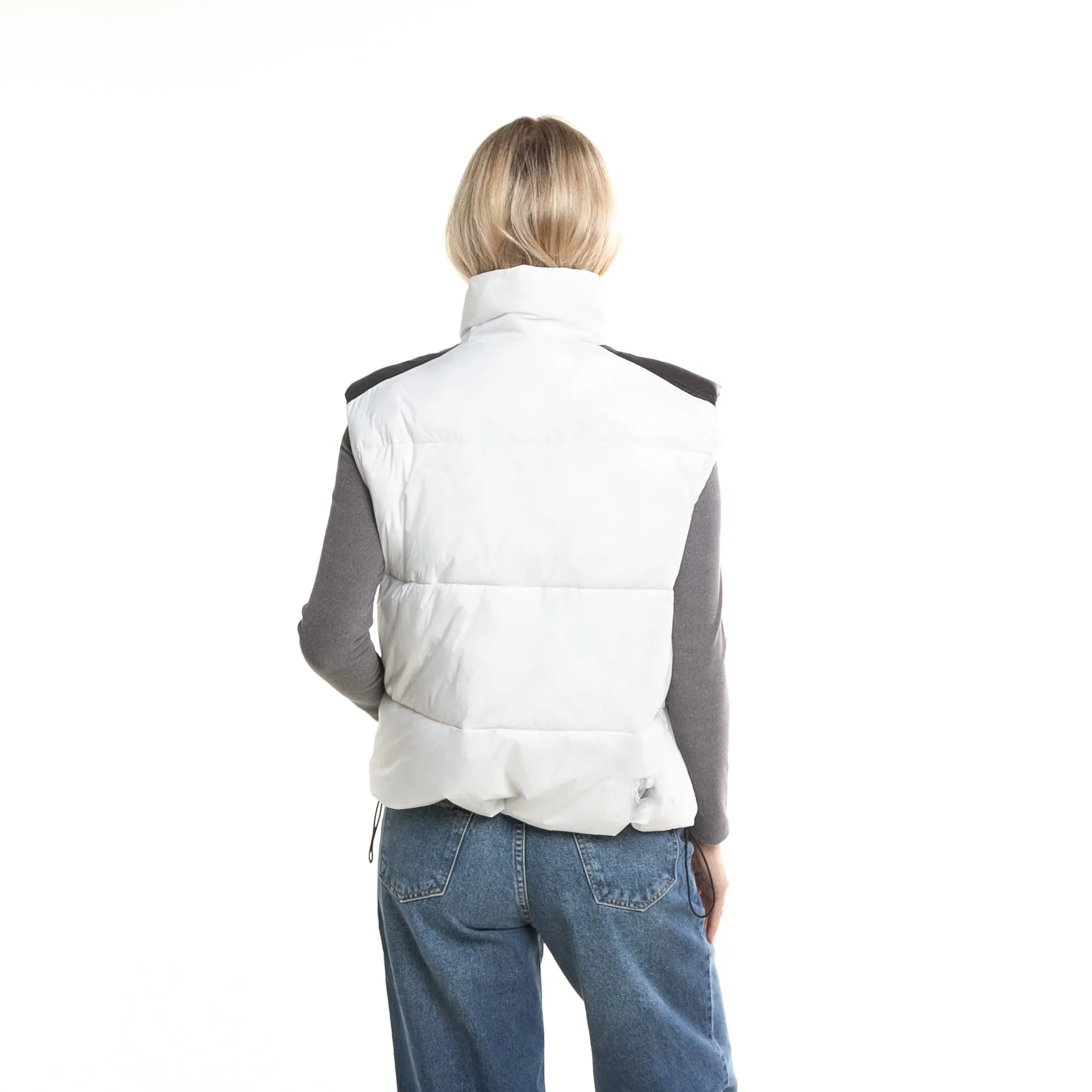 Chaleco Rusty Dune Puffer Vest Ld* Marshmallow