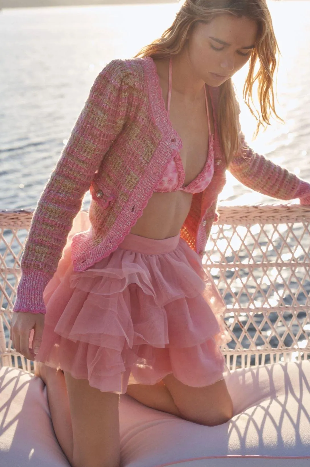 Chantria Crop Cardigan